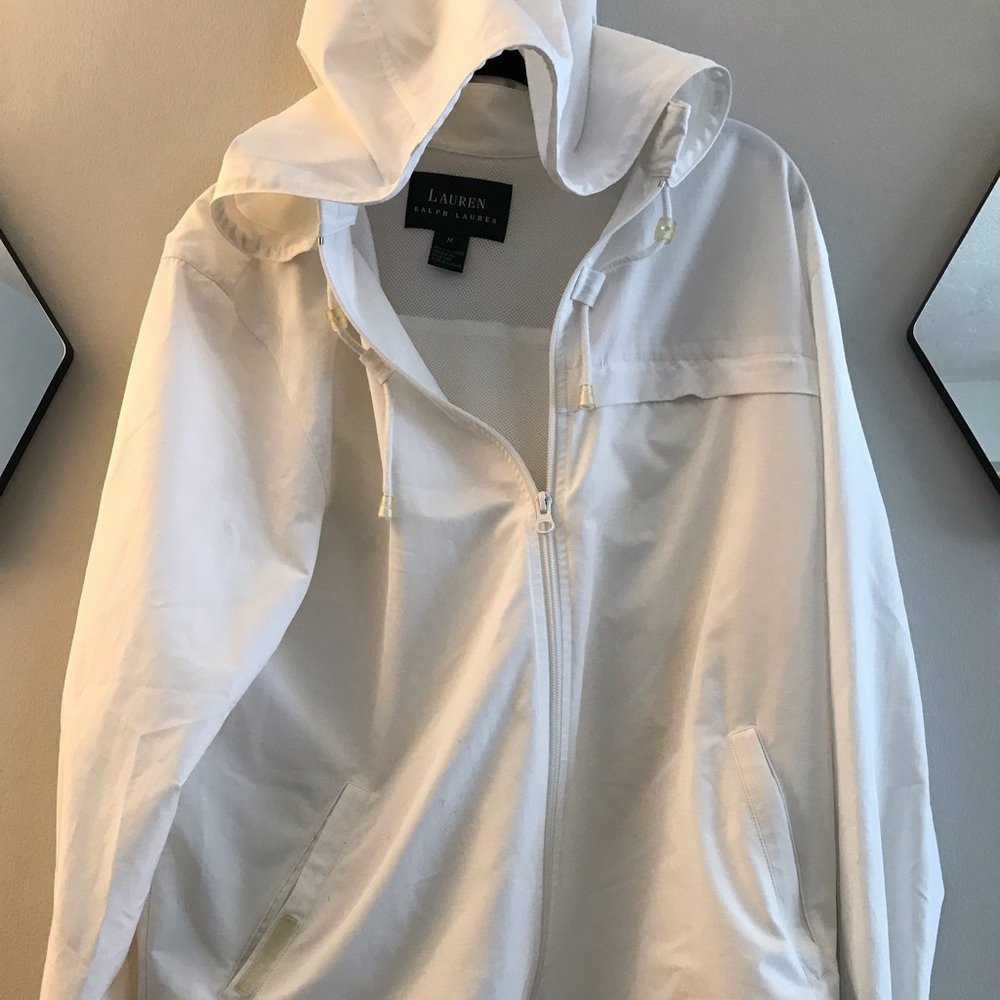 Polo Ralph Lauren White Weatherproof Jacket